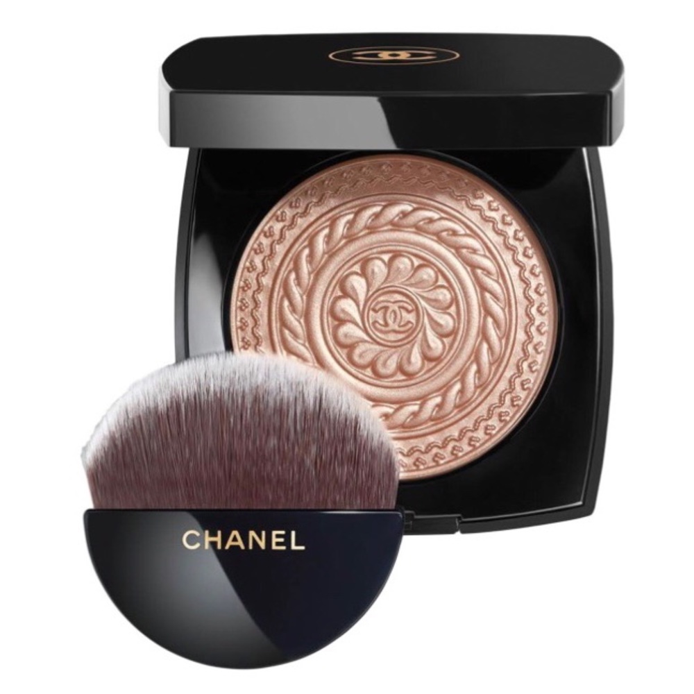 Chanel Eclat Magnetique De Chanel Highlighter Metal Peach EUC - Picture 1 of 10